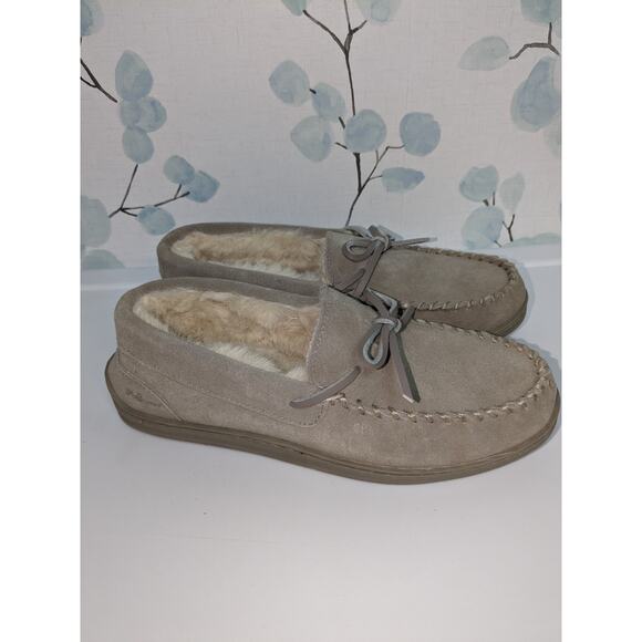 MySlipper MyPillow Women's Slipper Moccasin New Without Tags Beige/Taupe Size 9 - Picture 3 of 7